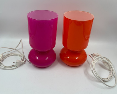Ikea lykta lampe orange - lykta,