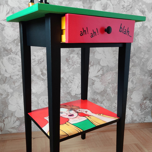 Pop art beistelltisch - pop,