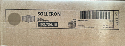 Ikea sollerön tisch 62x62cm - tisch,
