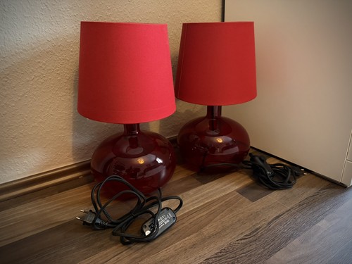 Ikea tischlampen rot - 2,