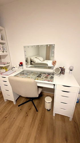 Weißer schminktisch von ikea - weißer,